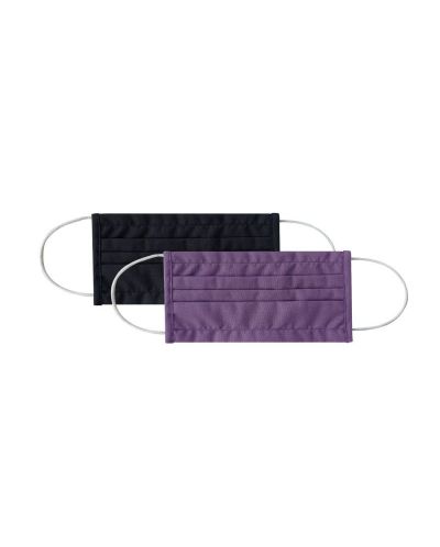 Σετ γυναικείες μάσκες KikkaBoo, Purple & Black, 18 cm,2 τεμάχια - 1