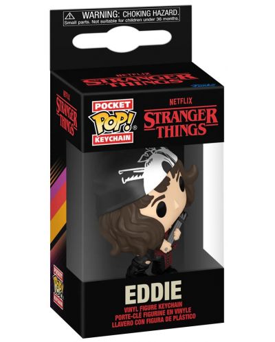 Μπρελόκ Funko Pocket POP! Television: Stranger Things - Eddie - 2