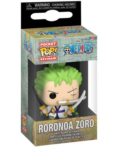 Μπρελόκ Funko Pocket POP! Animation: One Piece - Roronoa Zoro - 2