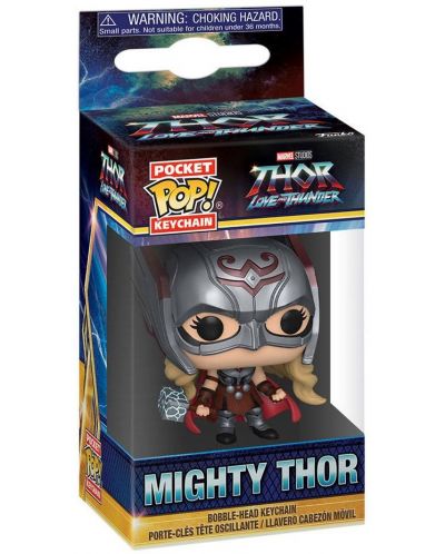 Μπρελόκ Funko Pocket POP! Marvel: Thor: Love & Thunder - Mighty Thor - 2