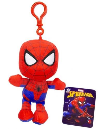 Μπρελόκ  Whitehouse Leisure Marvel: Spider-Man - Spider-Man (λούτρινο), 13 cm - 1