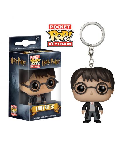 Μπρελόκ Funko Pocket Pop! Movies: Harry Potter - Harry With Glasses - 3