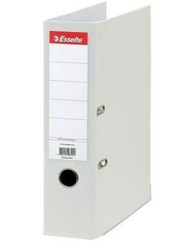 Ντοσιέ Esselte Eco - A4, 7,5 cm, PP, μεταλλική άκρη, αφαιρούμενη ετικέτα, λευκό - 1