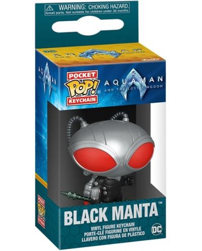 Μπρελόκ Funko Pocket POP! DC Comics: Aquaman and the Lost Kingdom - Black Manta - 2