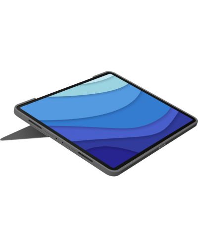 Πληκτρολόγιο Logitech - Combo Touch, iPad Pro 11" 1st, 2nd, 3rd gen, Grey - 3