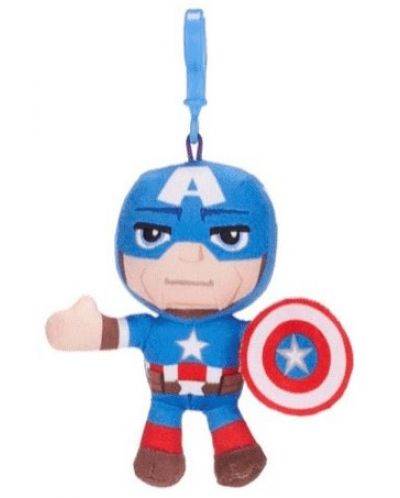 Μπρελόκ  Whitehouse Leisure Marvel: Avengers - Captain America (λούτρινο), 13 cm - 1