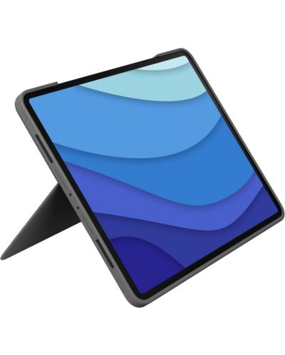 Πληκτρολόγιο Logitech - Combo Touch, iPad Pro 11" 1st, 2nd, 3rd gen, Grey - 4