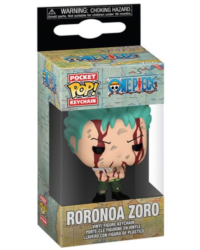 Μπρελόκ Funko Pocket POP! Animation: One Piece - Roronoa Zoro (Nothing Happened) - 2