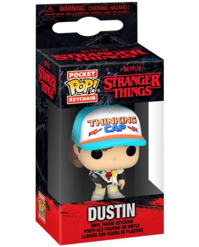 Μπρελόκ Funko Pocket POP! Television: Stranger Things - Dustin - 2