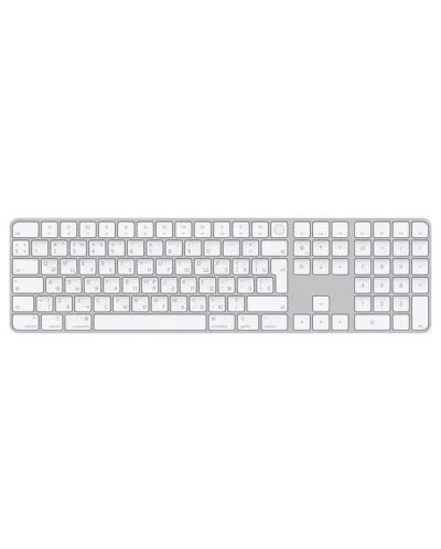 Πληκτρολόγιο Apple - Magic Keyboard, Touch ID, με αριθμούς, BG, λευκό - 1