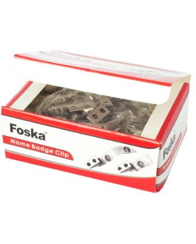 Κλιπ για κονκάρδες Foska - 100 τεμάχια - 1