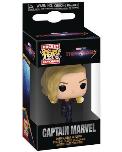 Μπρελόκ Funko Pocket POP! Marvel: The Marvels - Captain Marvel - 2