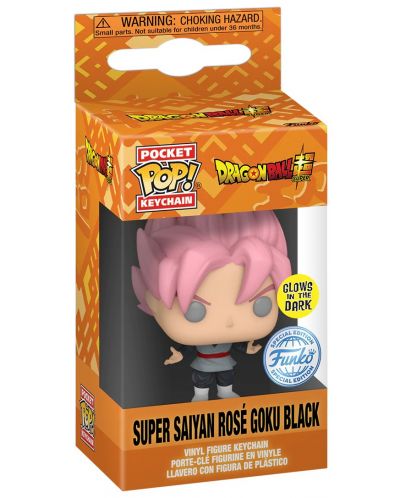 Μπρελόκ  Funko Pocket POP! Animation: Dragon Ball Super - Goku (Rose Black) (Glows in the Dark) - 2