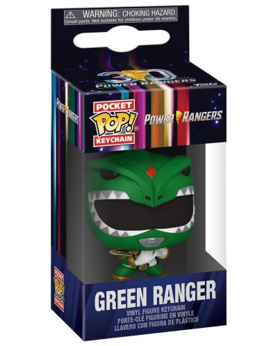 Μπρελόκ Funko Pocket POP! Television: Mighty Morphin Power Rangers - Green Ranger - 2