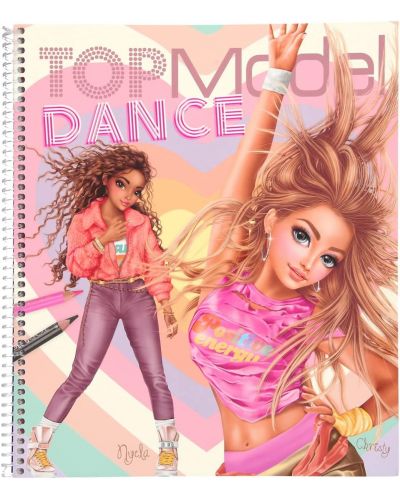 Βιβλίο ζωγραφικής Depesche Top Model - Χοροί - 1