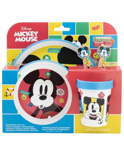 Σετ φαγητού  Stor - Mickey Mouse Fun-Tastic, 5 τεμαχίων  - 2