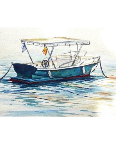 Σετ ζωγραφικής με διαμάντια TSvetnoy - Lonely Boat	 - 1
