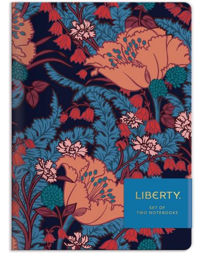 Σετ σημειωματάρια Liberty - Floral, 2 τεμάχια - 1