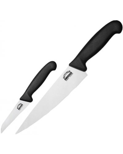 Σετ 2 μαχαίρια Samura - Butcher, μαύρη λαβή - 1