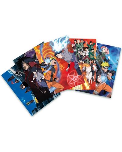 Σετ καρτ ποστάλ ABYstyle Animation: Naruto Shippuden - Cast, 5 τεμ. - 1