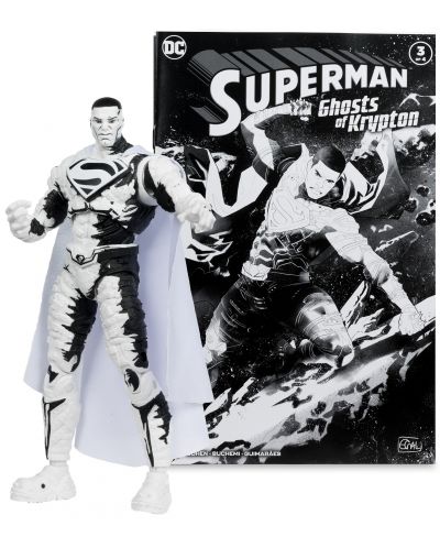 Σετ φιγούρες  δράσης McFarlane DC Comics: Superman - Ghosts of Krypton (Page Punchers) (Sketch Edition) (Gold Label) (Limited Edition), 18 cm - 6