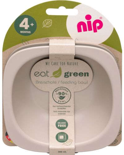 Σετ 2 μπολ NIP Eat Green - Μπεζ - 2