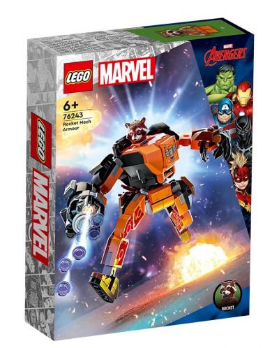 Κατασκευαστής LEGO Marvel Super Heroes - Η ρομποτική πανοπλία του Rocket (76243) - 1