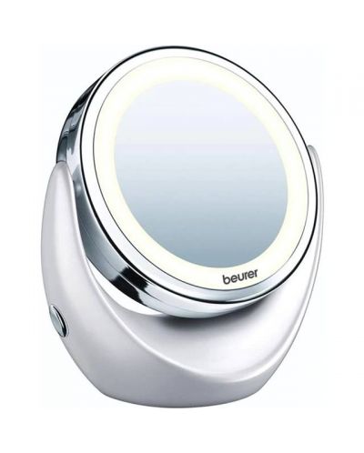 Καθρέφτης LED Beurer - BS 49, 5x Zoom, 11 cm,λευκό - 1