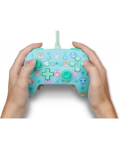 Χειριστήριο  PowerA - Enhanced, ενσύρματο, για  Nintendo Switch, Animal Crossing: New Horizons - 9