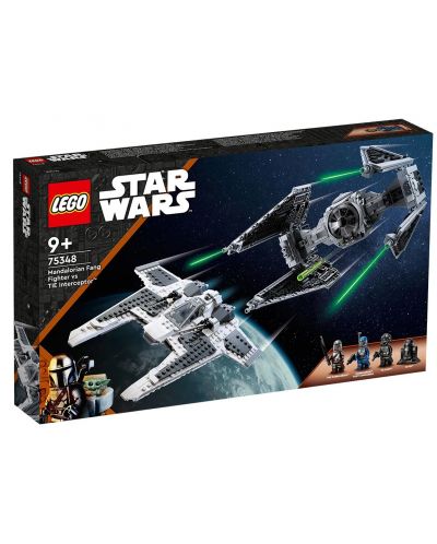Κατασκευαστής LEGO Star Wars -Μανταλοριανός μαχητής εναντίον Ty Interceptor (75348) - 1