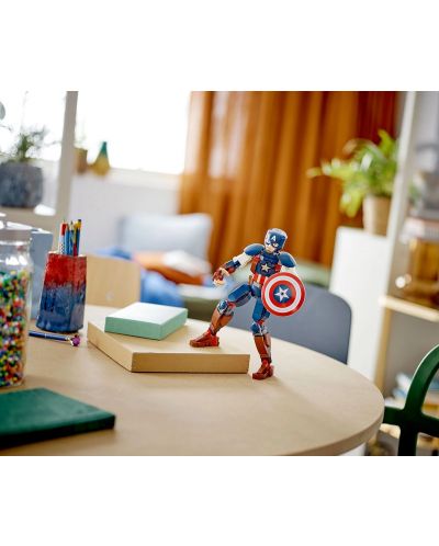 Κατασκευαστής LEGO Marvel Super Heroes - Φιγούρα για κατασκευή του Captain America (76258) - 7