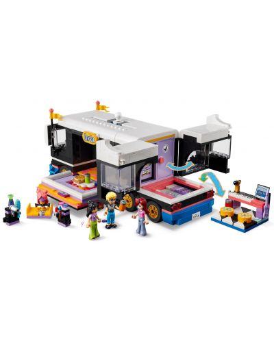 Κατασκευαστής LEGO Friends -τουριστικό λεωφορείο ποπ αστέρων (42619) - 3