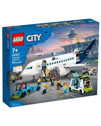 Κατασκευαστής LEGO City - Επιβατικό αεροπλάνο (60367) - 1