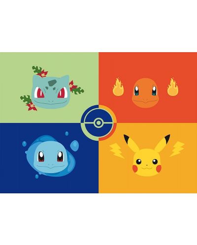 Σετ καρτ ποστάλ ABYstyle Games: Pokemon - Generation 1 starters, 5 τεμάχια - 2
