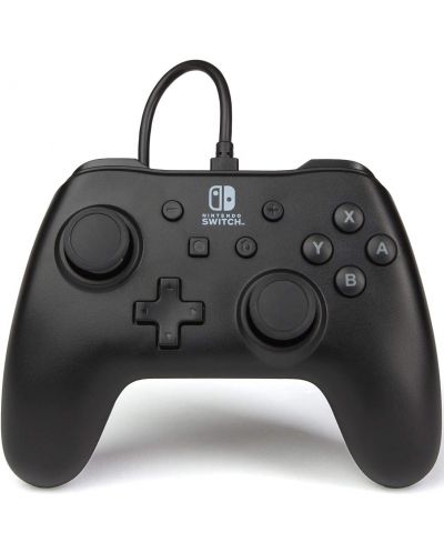 Ελεγκτής PowerA - Wired Controller,ενσύρματο, για Nintendo Switch, Black Matte - 1