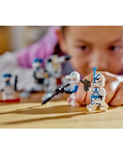 Κατασκευαστής LEGO Star Wars - Πακέτο μάχης 501 Clone Stormtrooper (75345) - 6