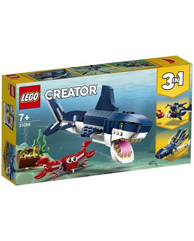 Κατασκευαστής Lego Creator 3 σε 1 - Πλάσματα από τα βάθη της θάλασσας (31088) - 1