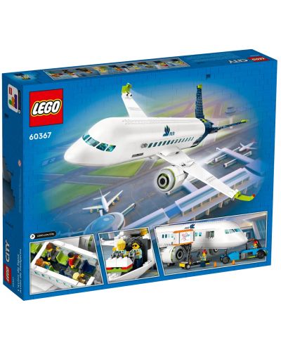 Κατασκευαστής LEGO City - Επιβατικό αεροπλάνο (60367) - 2