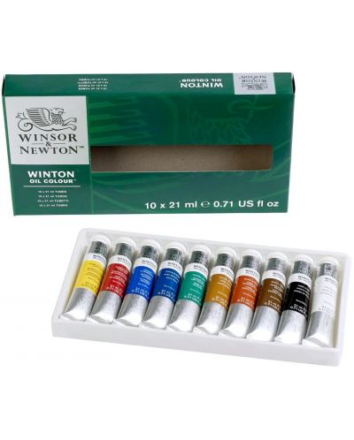 Σετ λαδομπογιών Winsor &Newton Winton - 10 χρώματα, 21 ml - 2