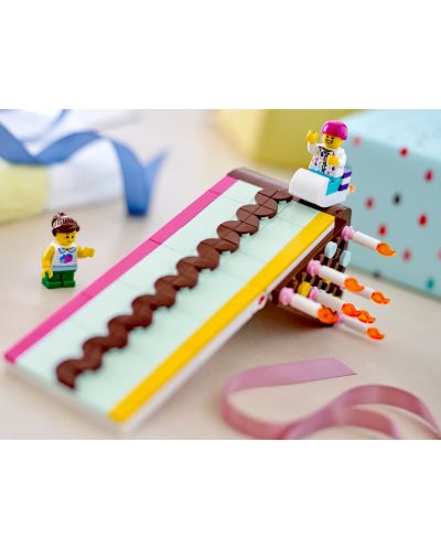Κατασκευαστής LEGO Iconic - Τούρτα γενεθλίων(40641) - 6
