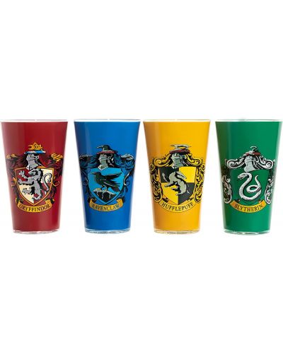 Σετ ποτήρια Paladone Movies: Harry Potter - House Crests - 1