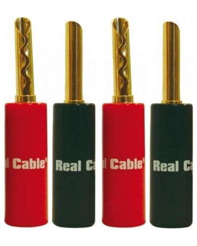 Υποδοχές Real Cable - BFA6020, 4 τεμαχίων, πολύχρωμα - 1