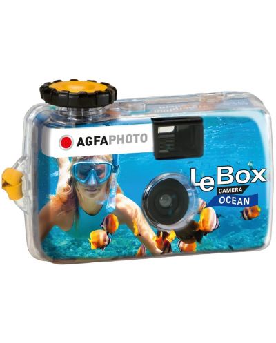 Φωτογραφική μηχανή Compact AgfaPhoto - LeBox Ocean, Waterproof Camera, Blue - 1