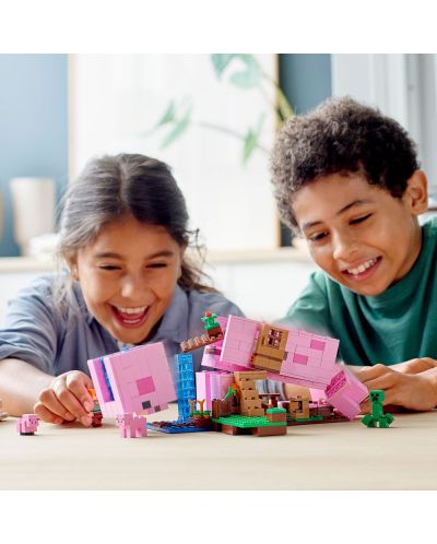 Κατασκευαστής Lego Minecraft - Το Σπίτι των Γουρουνιών (21170) - 3