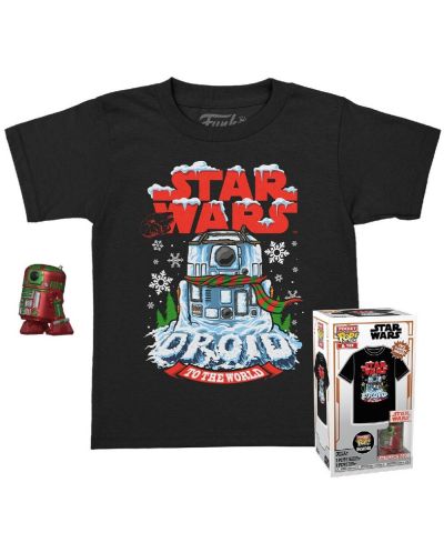 Σετ Funko POP! Collector's Box: Movies - Star Wars (Holiday R2-D2) (Metallic) - 1