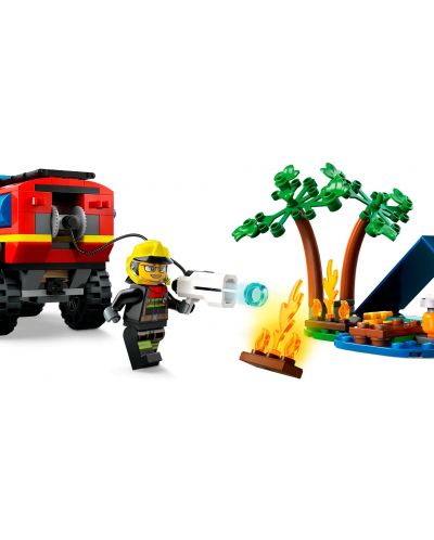 Κατασκευαστής LEGO City - Πυροσβεστικό όχημα 4 х 4 με ναυαγοσωστική λέμβο (60412) - 4