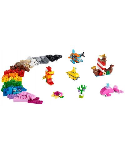Κατασκευαστής Lego Classsic - Δημιουργική ψυχαγωγία στον ωκεανό (11018) - 2