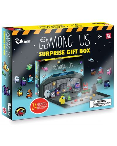  Σετ  μίνι φιγούρες  YuMe Games: Among Us - Surprise Gift Box - 1