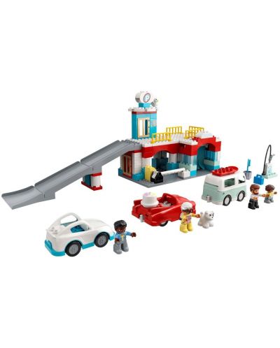 Κατασκευαστής Lego Duplo Town - Πάρκινγκ και πλυντήριο αυτοκινήτων (10948) - 4