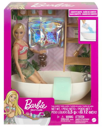 Σετ Barbie - Κούκλα με μπανιέρα - 2